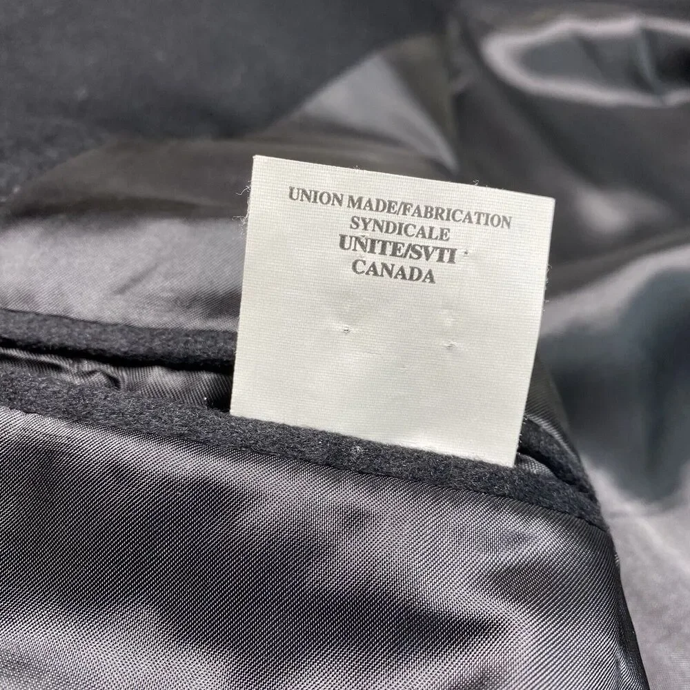 Cashmere Blazer Jack Victor Loro Piana Sport Suit Coat Mens 44 Black Lined EUC
